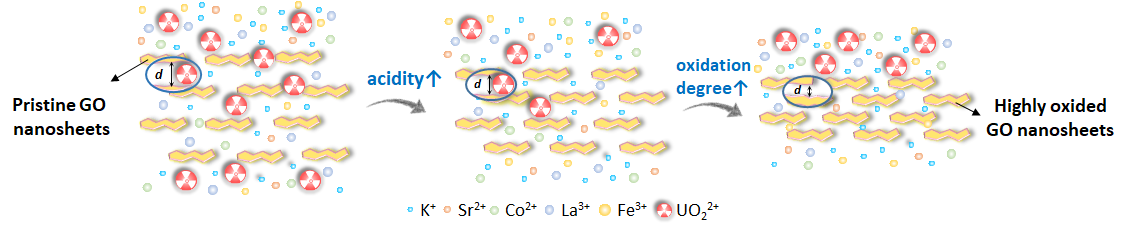 Advanced Science：氧化石墨烯膜用于高酸放射性废液中的离子筛分分离
