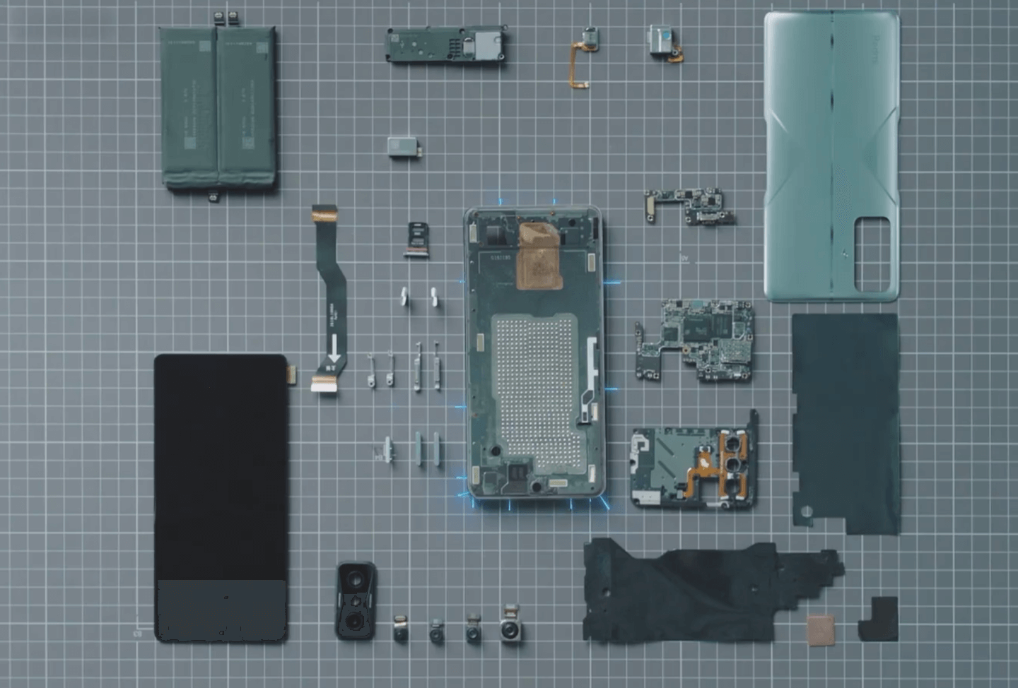 Redmi K50电竞版官方拆解