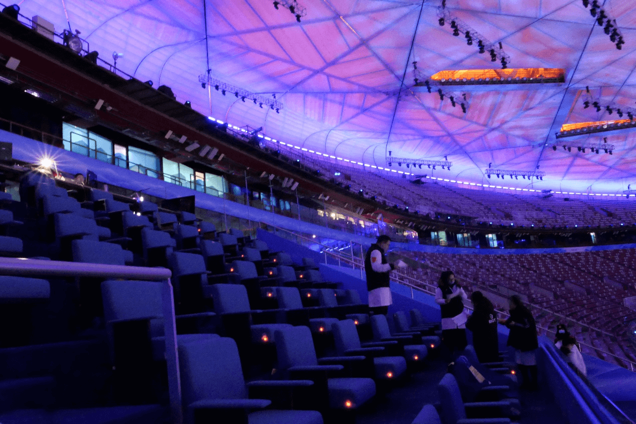 “鸟巢”装上“发热布料” ，⽯墨烯技术⾸次运⽤在奥运场馆