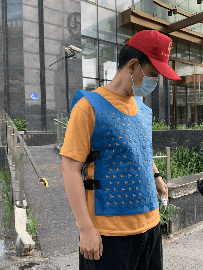 黑科技!北京朝阳这个街道医护和志愿者,收到了石墨烯防暑马甲