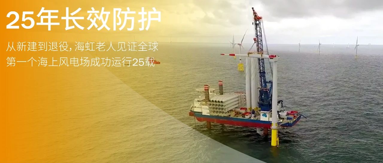 长效防护25年！海虹老人助力全球首个海上风电场圆满退役
