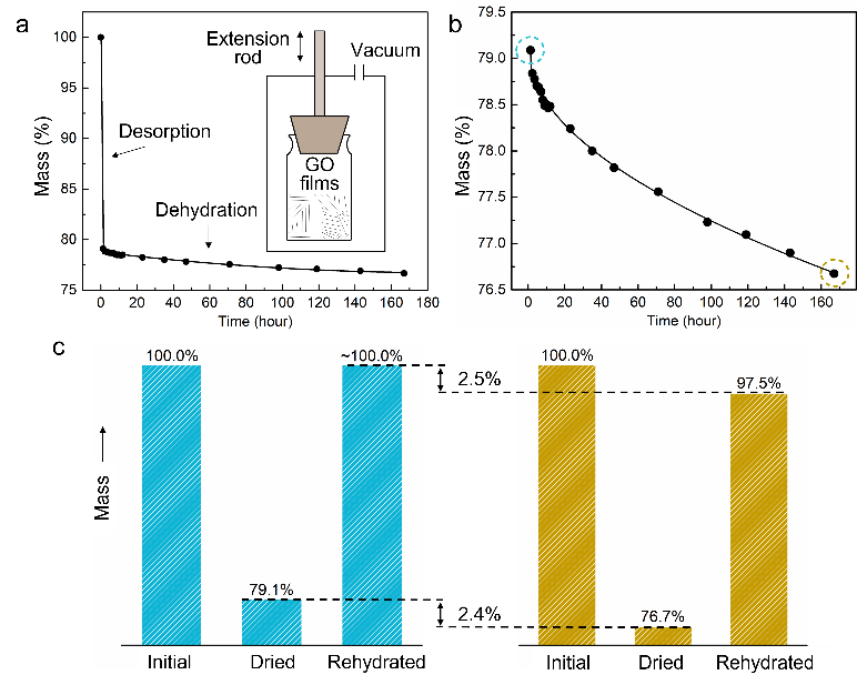 西湖大学揭示氧化石墨烯片层脱水自交联现象