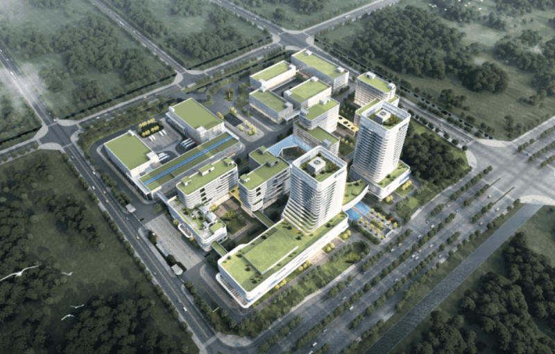 封顶大吉！中烯新材料项目新建一期工厂封顶