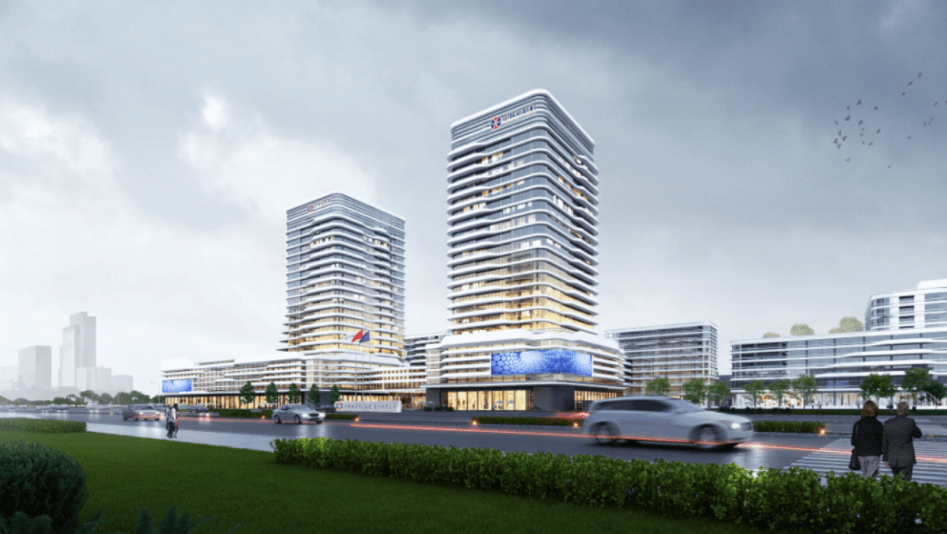 封顶大吉！中烯新材料项目新建一期工厂封顶