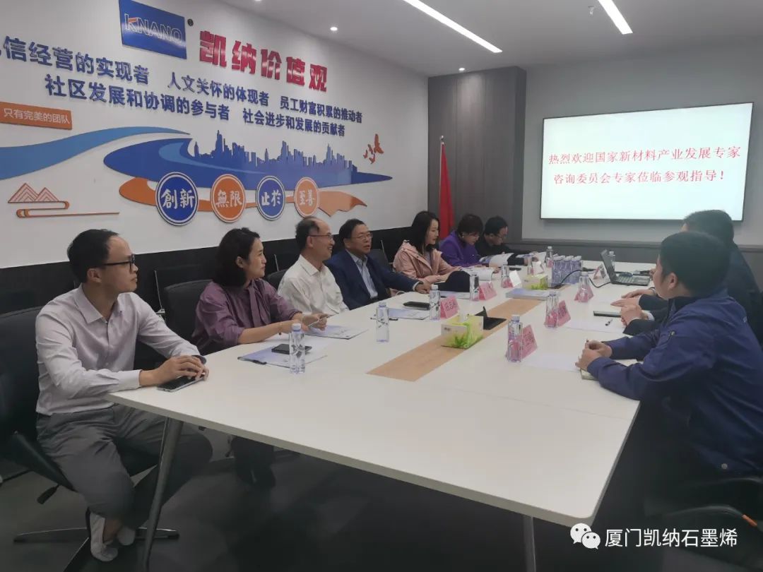 国家新材料产业发展专家咨询委员会一行莅临厦门凯纳调研指导
