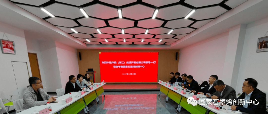 华能（浙江）能源开发有限公司樊哲军副总经理一行莅临考察国家石墨烯创新中心