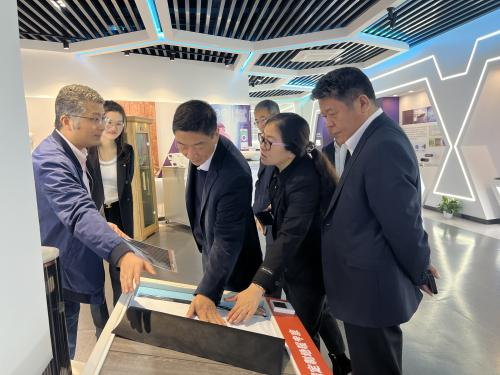 亨通集团陶雄强副总裁一行莅临考察国家石墨烯创新中心