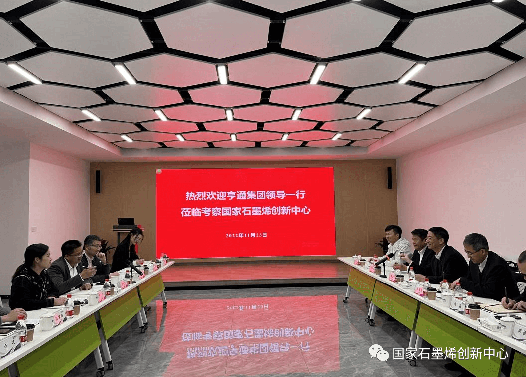 亨通集团陶雄强副总裁一行莅临考察国家石墨烯创新中心