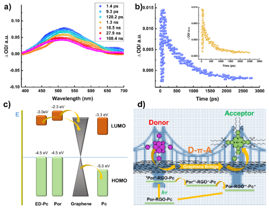 Nano Res.[单元]│张弛课题组：D-π-A型石墨烯纳米共轭材料中的级联电子转移和光物理性质