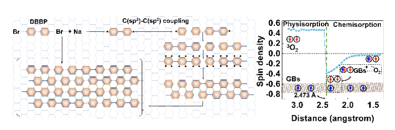 Angew: 石墨烯带的电子自旋催化