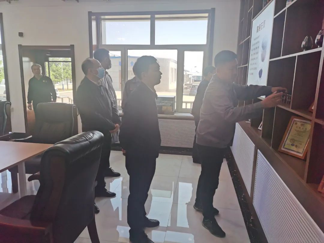 黑龙江省鹤岗市市委常委 副市长陈苏一行莅临华升集团为首批诚信企业授码并参观指导