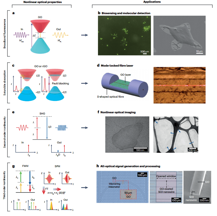Nature Review Chemistry: 用于光子学、电子学和光电子的氧化石墨烯