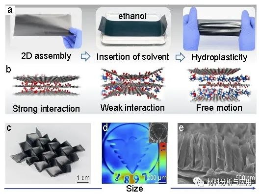 浙江大学高超、许震团队：二维材料宏观组装体的塑化再加工