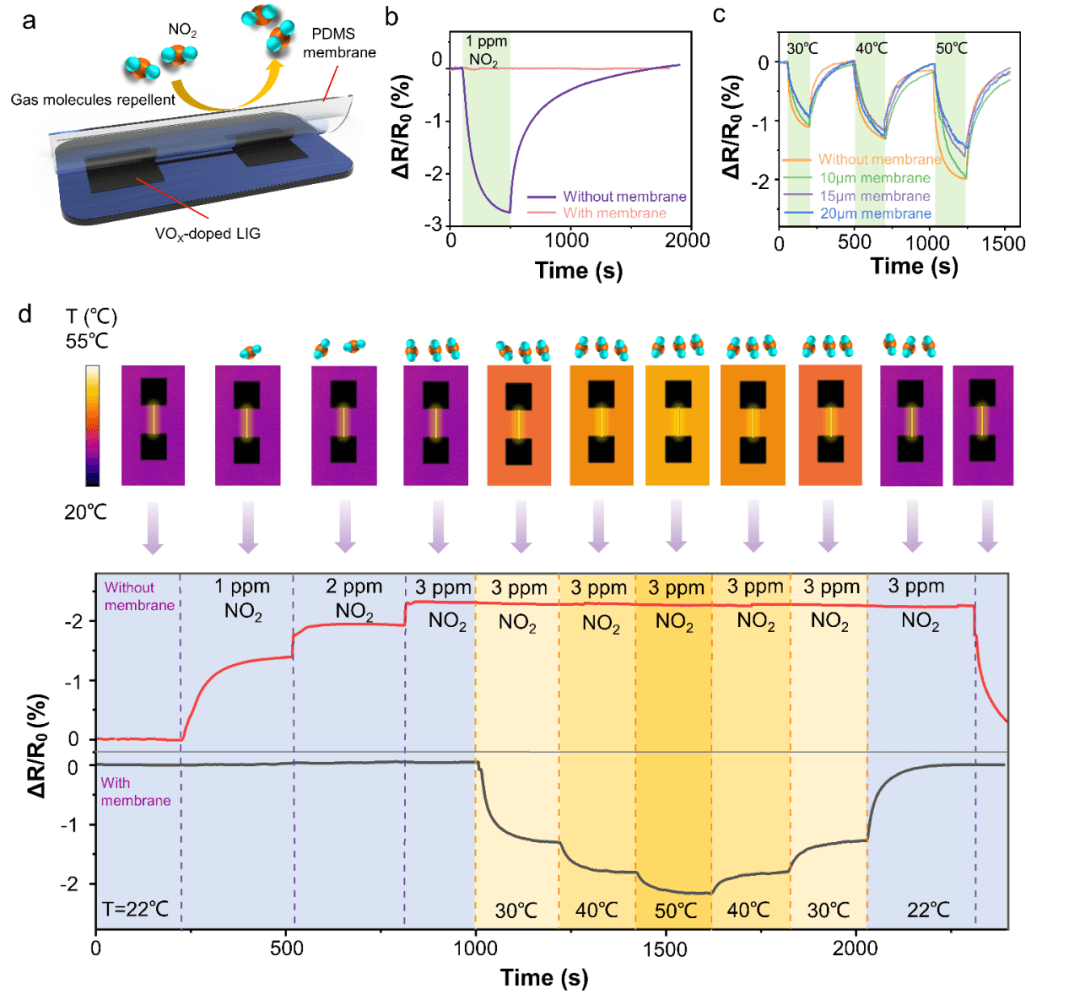 河工大杨丽、PSU程寰宇团队 Adv. Mater.：基于氧化钒/激光诱导石墨烯的气体-温度双参数可解耦柔性传感器及智慧农业应用