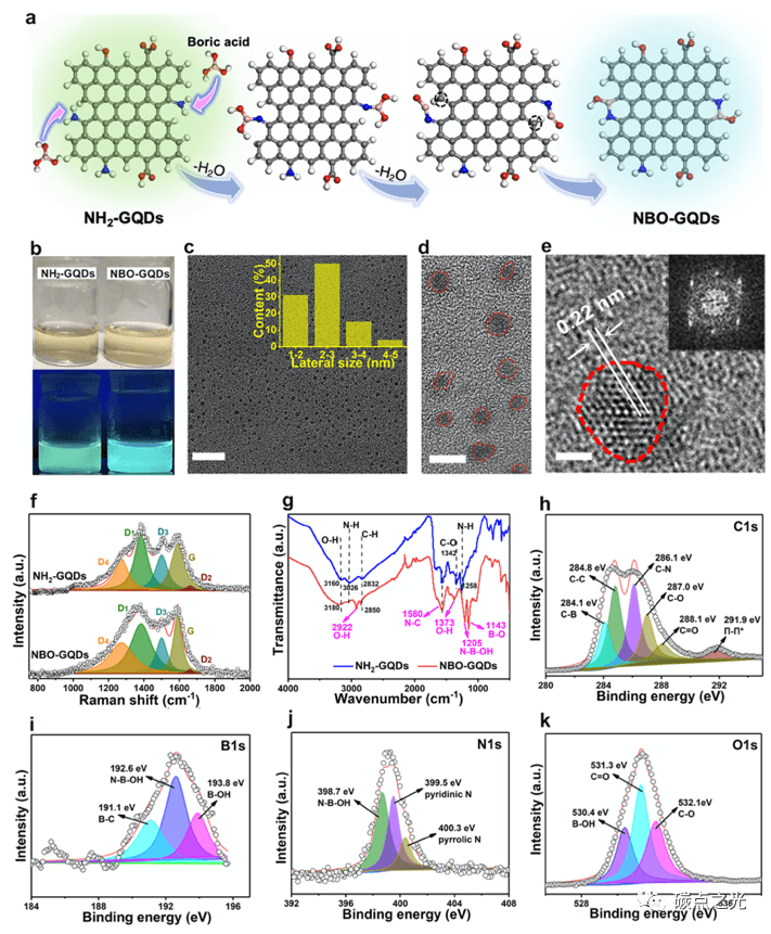 Adv. Mater.：面向二电子氧还原反应的N-B-OH位点功能化石墨烯量子点定向构建