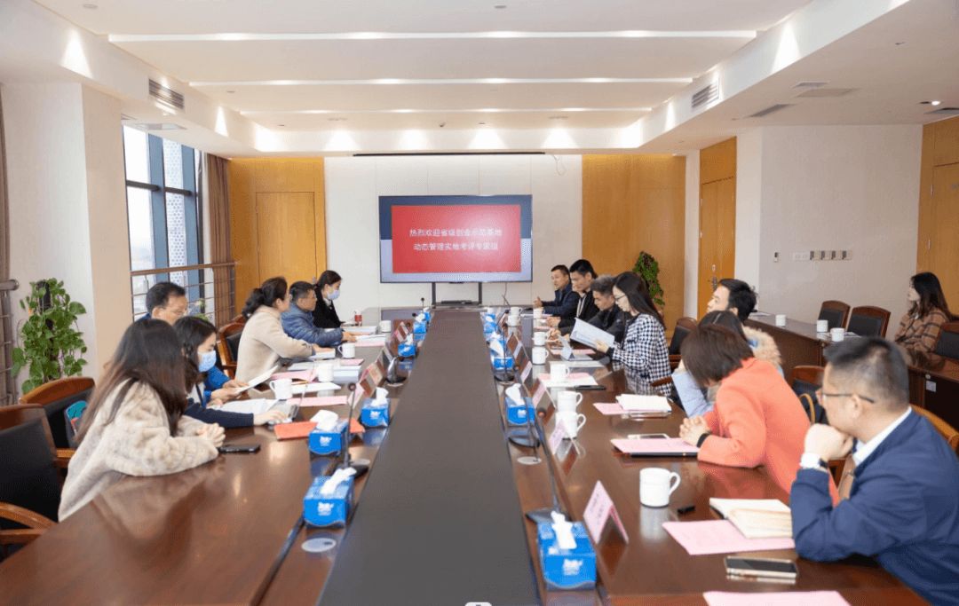 省专家组对江南石墨烯研究院孵化器进行省级创业示范基地实地考评