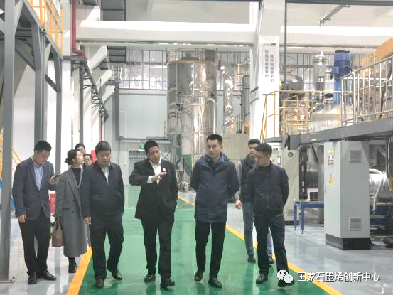 江西省兴国县商务局党组成员刘桂林一行调研国家石墨烯创新中心