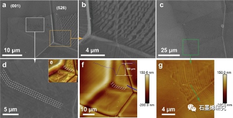 山东大学光学晶体材料国家重点实验室Fapeng Yu和Xian Zhao等--CVD法生长石墨烯过程中铜阶梯束的演化