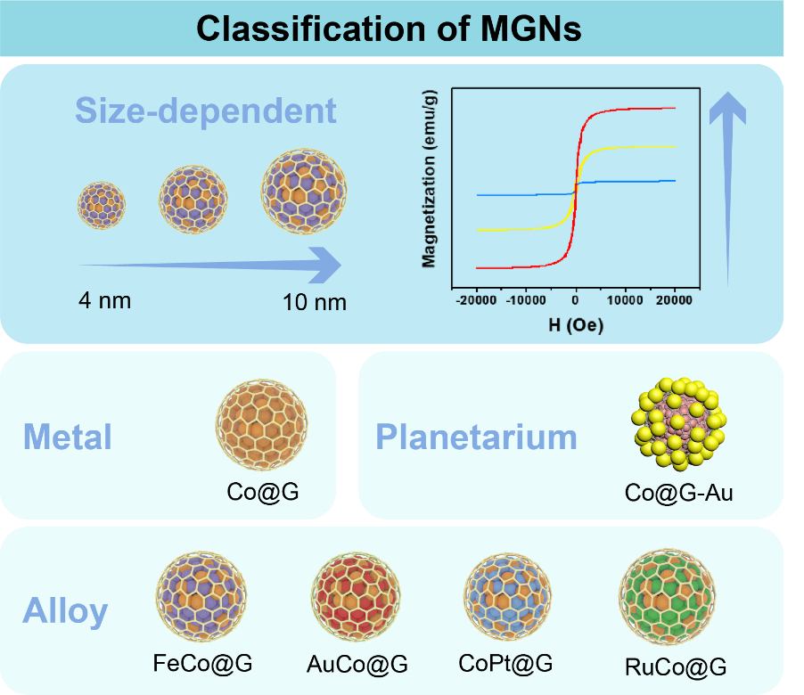 湖南大学陈卓课题组Chem. Biomed. Imaging综述 | 磁性烯碳纳米囊的制造、分类和诊疗应用