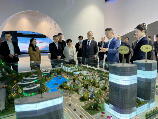 原国民党中央秘书长、原海基会董事长林中森莅临煜和科技馆