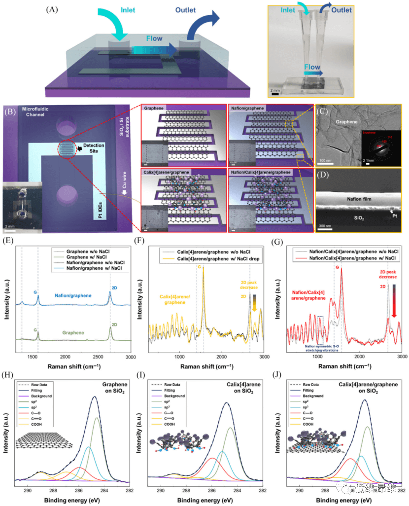 Infomat：合理设计石墨烯沟道，用于电子舌的实时钠离子检测