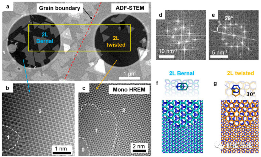 ACS Nano：双层石墨烯微观结构对WSe2覆层成核的影响