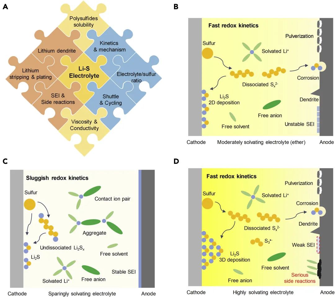 北大庞全全Joule综述：如何设计锂硫电池电解液？