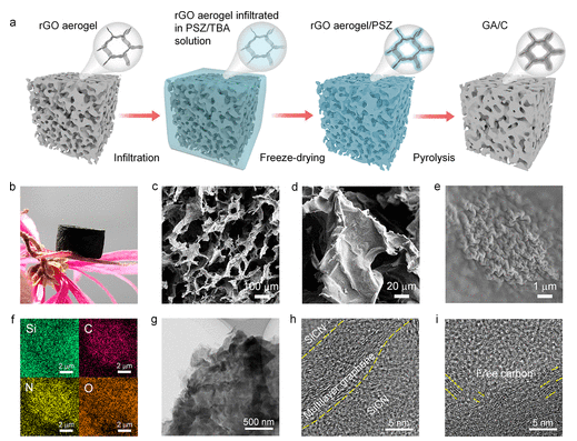 南京信息工程大学《ACS AMI》：共形异质界面纳米层陶瓷约束石墨烯气凝胶，用于低频微波吸收