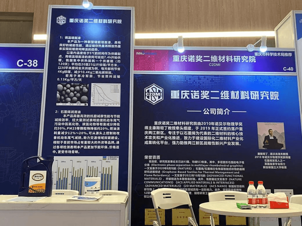 重庆诺奖二维材料研究院项目参加2023浦江创新论坛·全球技术转移大会