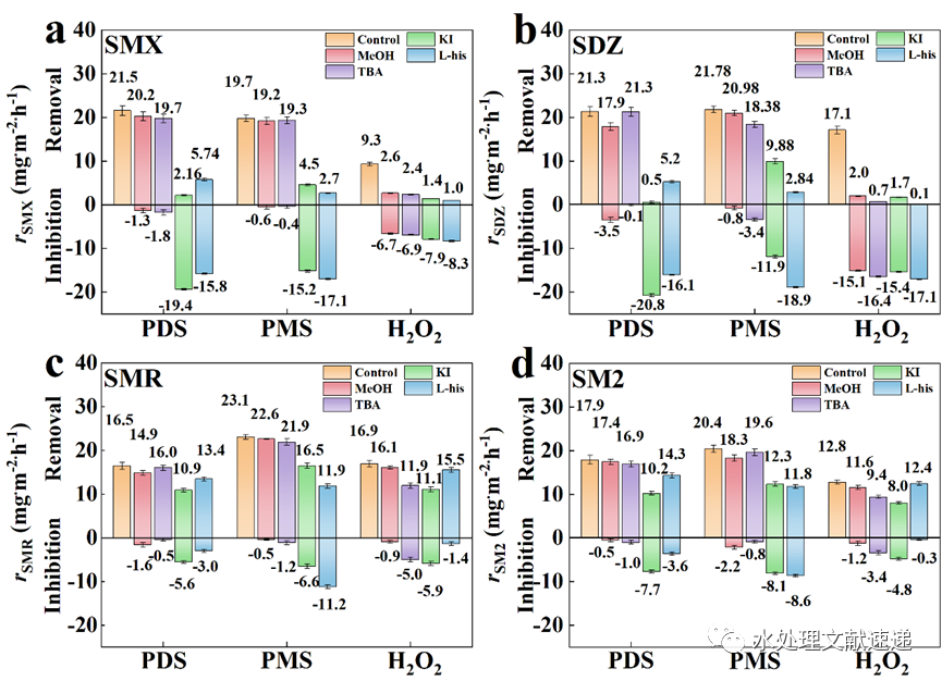 文献速递|苏州科技大学钱飞跃副教授PSEP：过氧化物类型对石墨烯基催化膜去除磺胺类抗生素效能和反应机理的影响