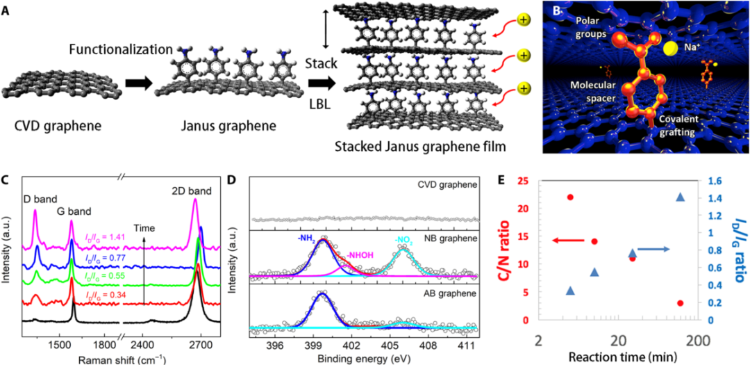 Janus石墨烯用于钠离子电池