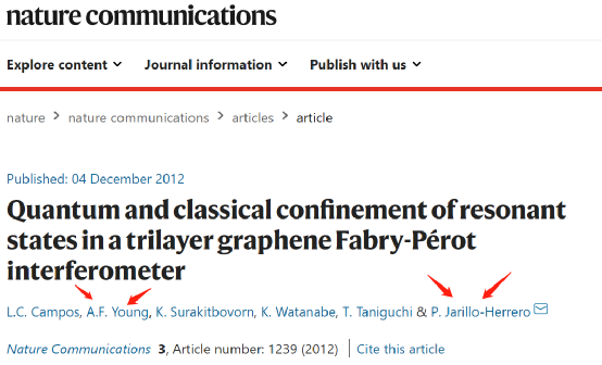 他，魔角石墨烯又一篇Science！