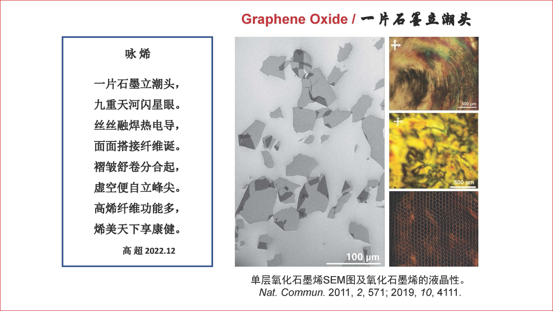 精彩回顾｜高超教授：发现 发明 发展——石墨烯与未来文明浅谈