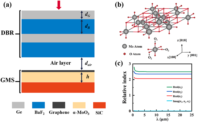基于石墨烯/α-MoO3/SiC塔姆等离子体结构的高灵敏度完美吸收