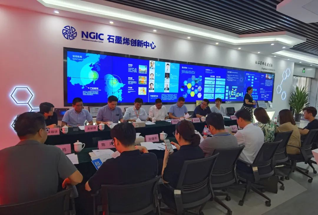 东投集团、海江投资领导一行考察浙江省石墨烯制造业创新中心