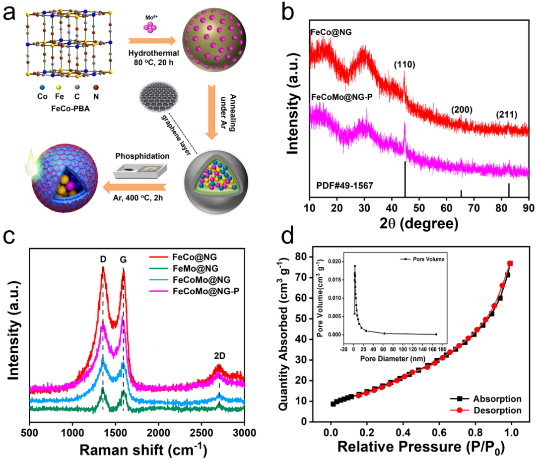 上海工程技术大学李文尧副教授课题组，JMCA观点：氮掺杂石墨烯包覆磷桥连三元金属合金核壳限域催化剂用于高效电催化析氢反应
