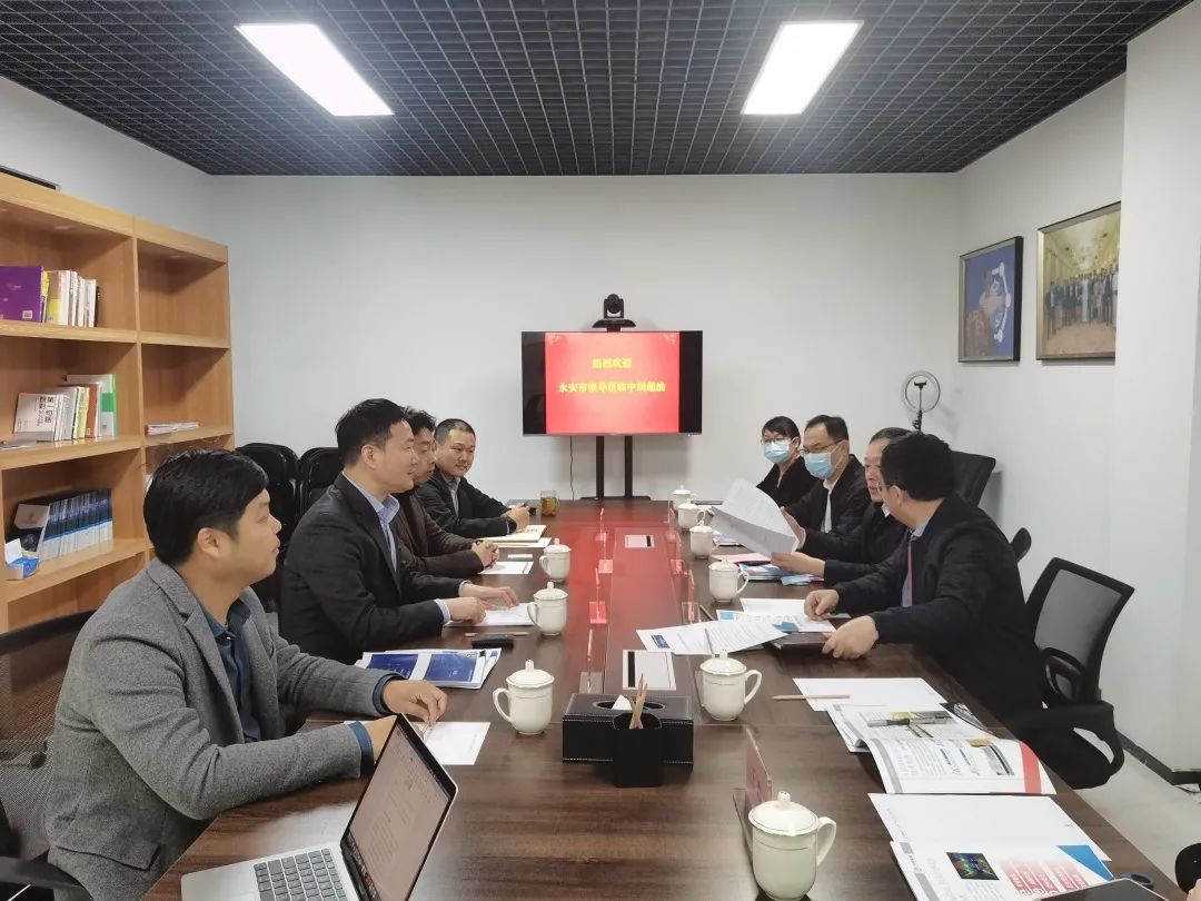 福建永安市委书记傅天宝一行莅临中润超油考察