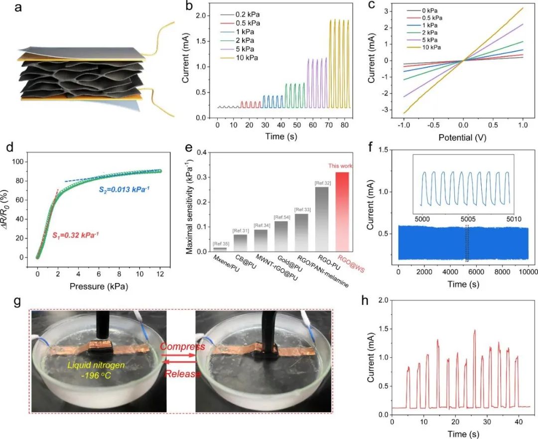 木材所王小青团队《ACS Sustain. Chem. Eng.》：高弹性、耐疲劳石墨烯包裹的层状木材海绵用于高性能压阻传感器
