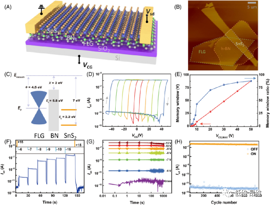 Infomat：量身定制范德华异质结的能带，用于多级存储和人工突触