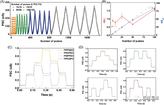 Infomat：量身定制范德华异质结的能带，用于多级存储和人工突触