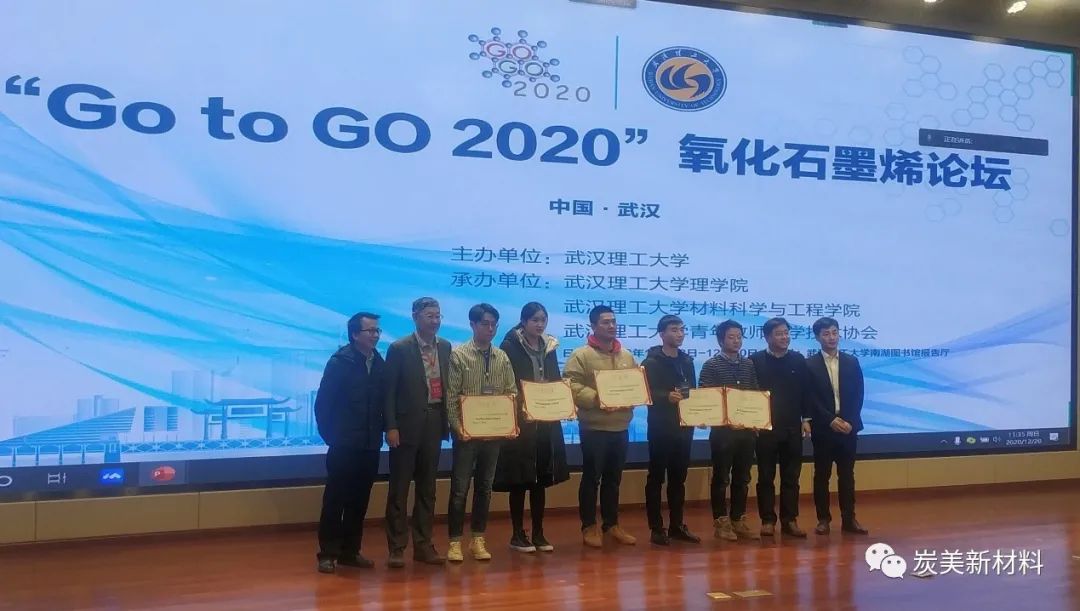 我组孔庆强参加2020第五届”Go to GO”氧化石墨烯论坛会议并作精彩报告并作精彩特邀报告