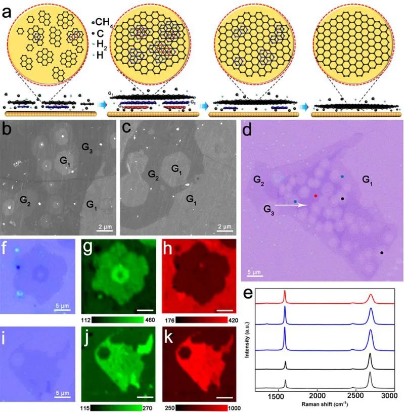 中科院化学所刘云圻院士课题组《Adv. Mater.》：大面积电学均匀纯单层单晶石墨烯