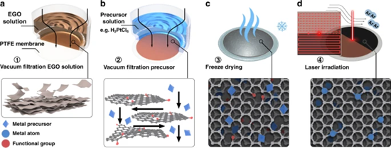 《Light: Sci. Appl.》曼彻斯特大学刘铸：在石墨烯水凝胶膜上整单原子催化剂