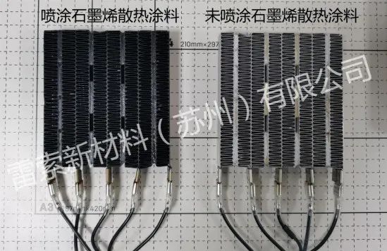 雷索石墨烯喷涂PTC效果测试