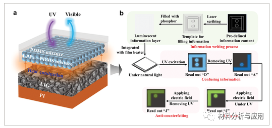 重庆大学《AFM》：基于激光诱导石墨烯的集成发光加解密防伪芯片