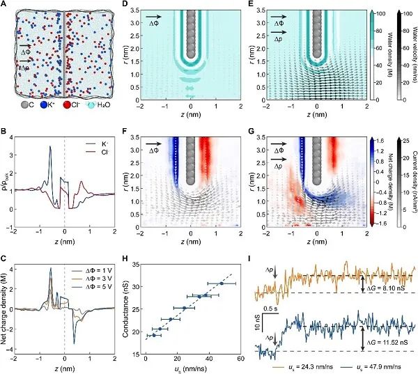 冯建东Sci. Adv.：石墨烯纳米孔中的非线性电流体动力离子输运