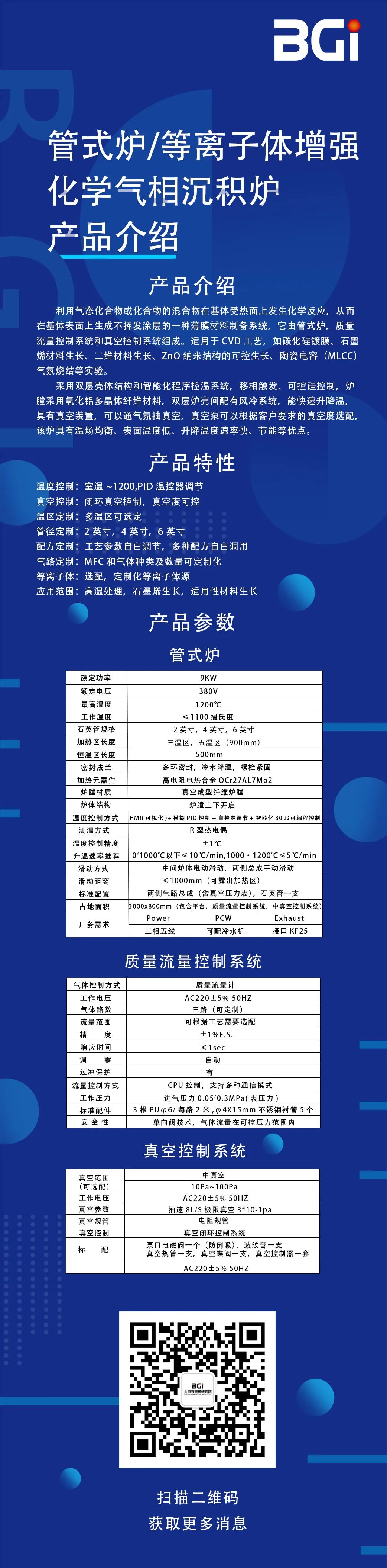 管式炉/等离子体增强化学气相沉积炉产品介绍