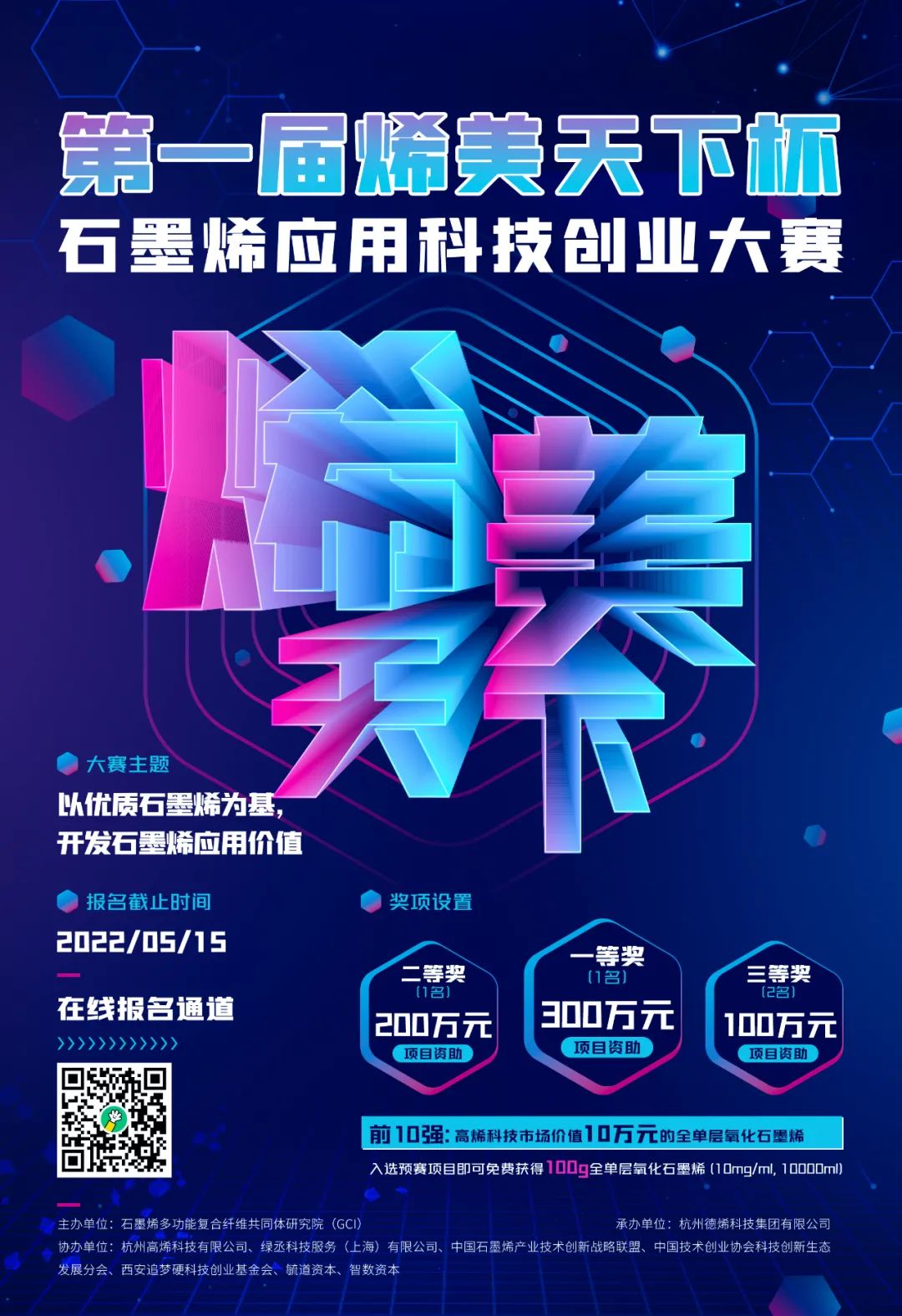 第一届“烯美天下”石墨烯应用科技创新创业大赛