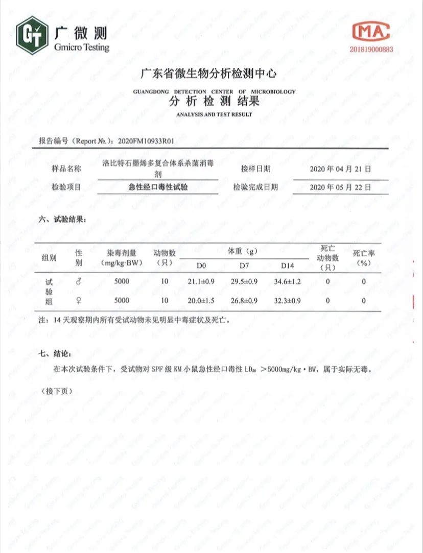 中汇 · 洛比特（石墨烯）复合消毒剂