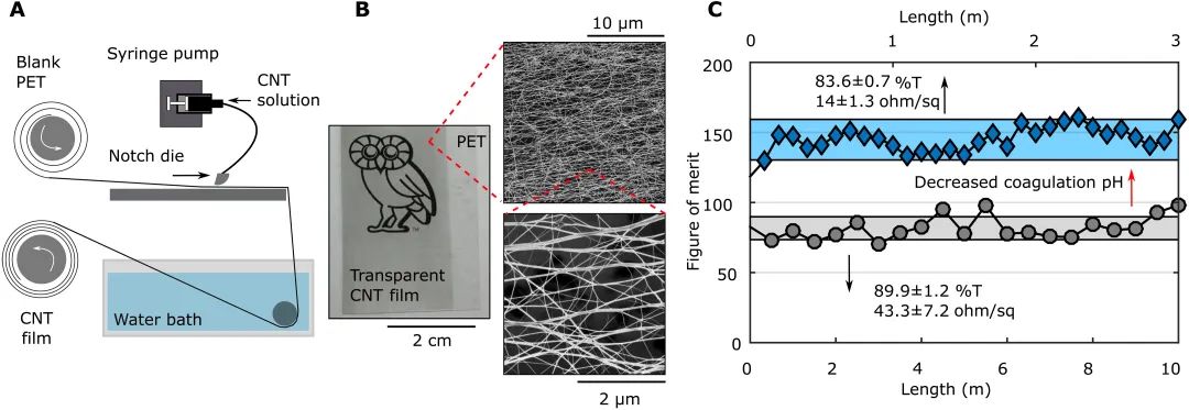 不要再缠结了，碳纳米管 | 特制溶剂简化了工业 3D、卷对卷碳纳米管打印等工艺